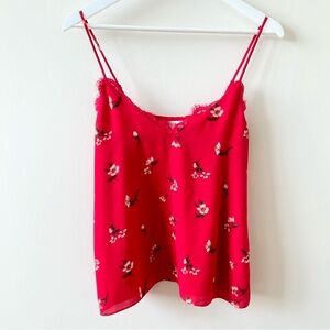 Socialite Fuchsia Floral Camisole Size Small